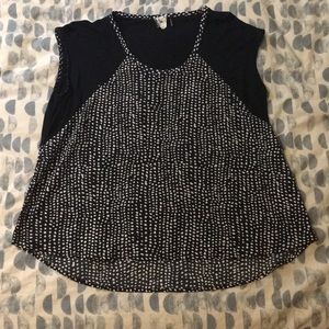 Anthropologie akemi + kim polka dot top